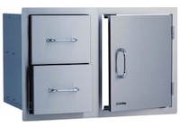 Stainless Steel Door/Drawer Combo
