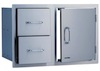 Stainless Steel Door/Drawer Combo